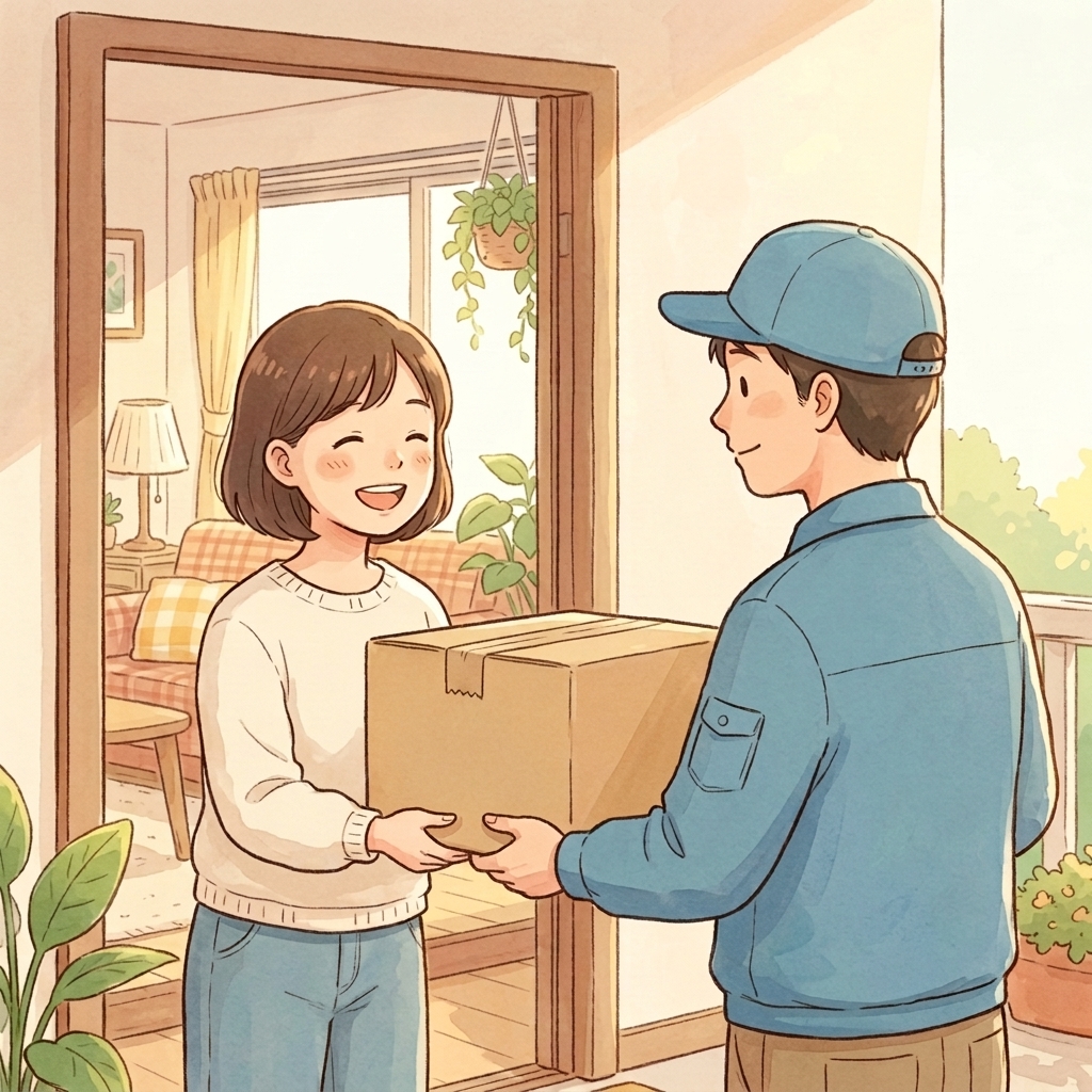 ５．商品の到着1